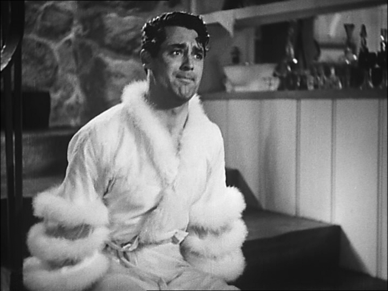 Cary Grant in a bathrobe