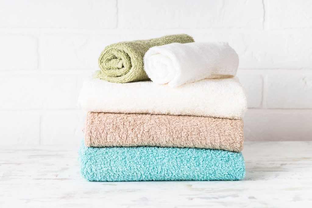 Stacked towels